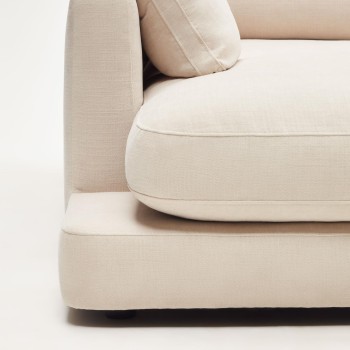Sofá Gala de 3 lugares com chaise longue dupla