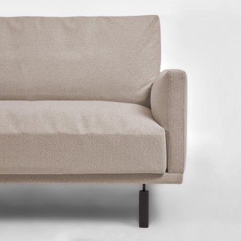 Sofá Galene de 3 lugares com chaise longue à esquerda, bege, 254 cm