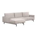 Sofá Galene de 4 lugares com chaise longue à esquerda, bege, 314 cm