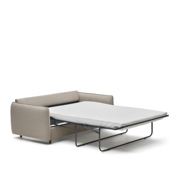 Sofá-cama Carlota de 2 lugares em chenille