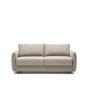Sofá-cama Carlota de 2 lugares em chenille