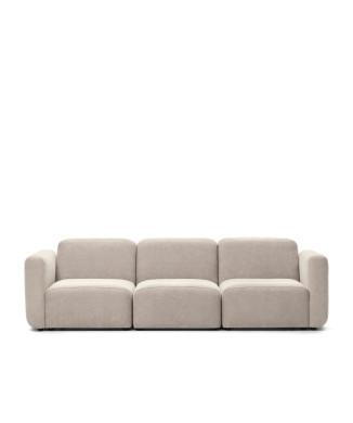 Sofá modular Neom de 3 lugares, bege, 263 cm, FSC Mix Credit