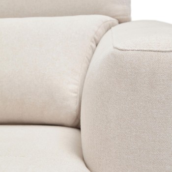 Sofá de 3 lugares Singa com chaise longue à direita