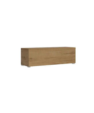 Isoka Elements - Base dobrável de chão Isoka, 133,6 cm de largura, 40 cm de altura, 39,2 cm de profundidade, com pés em carvalho natural.