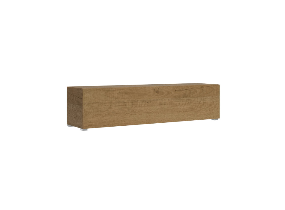 Isoka Elements - Suporte para TV Isoka com gerenciamento de cabos, dimensões: 173,6 cm (largura) x 40 cm (altura) x 39,2 cm (profundidade), com pés em carvalho natural.