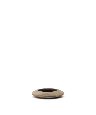 Vaso Rivor em terracota com acabamento em tom natural Ø 36 cm