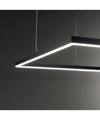 Luminária pendente quadrada Oracle Slim SP da Ideal Lux