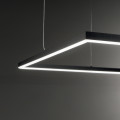 Luminária pendente quadrada Oracle Slim SP da Ideal Lux