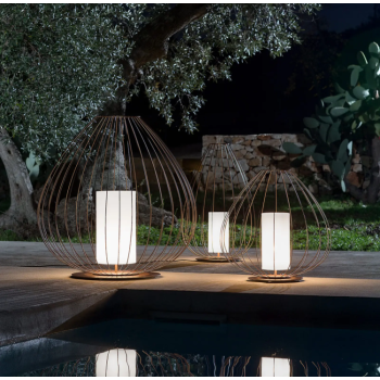 Luminária de mesa para interiores KARMAN Cell CT614 CM Ø36