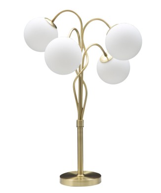 LUMINÁRIA DE MESA GLAMY COM 4 LÂMPADAS