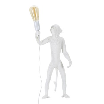 LUMINÁRIA DE MESA MACACO BRANCO