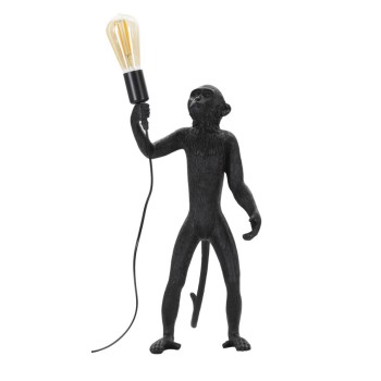 LUMINÁRIA DE MESA MACACO PRETO