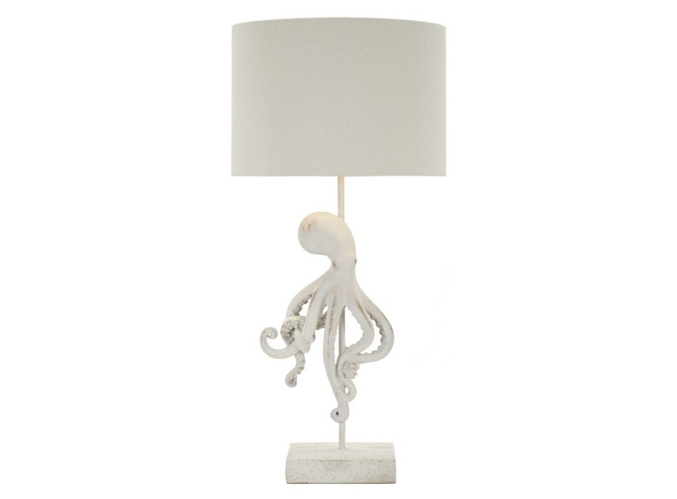 LUMINÁRIA DE MESA POLVO BRANCO