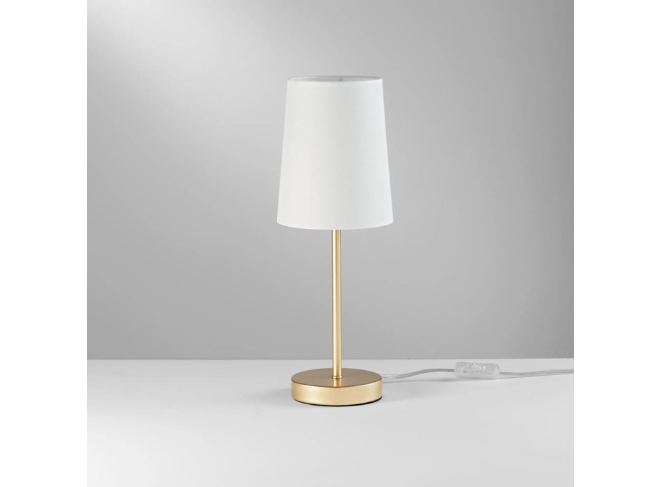 LUMINÁRIA DE MESA SALLY GOLD 1XE14 15X15X41,8CM