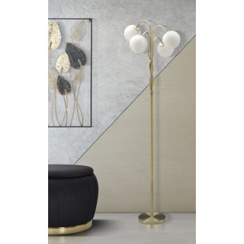 LUMINÁRIA DE CHÃO GLAMY COM 4 LÂMPADAS