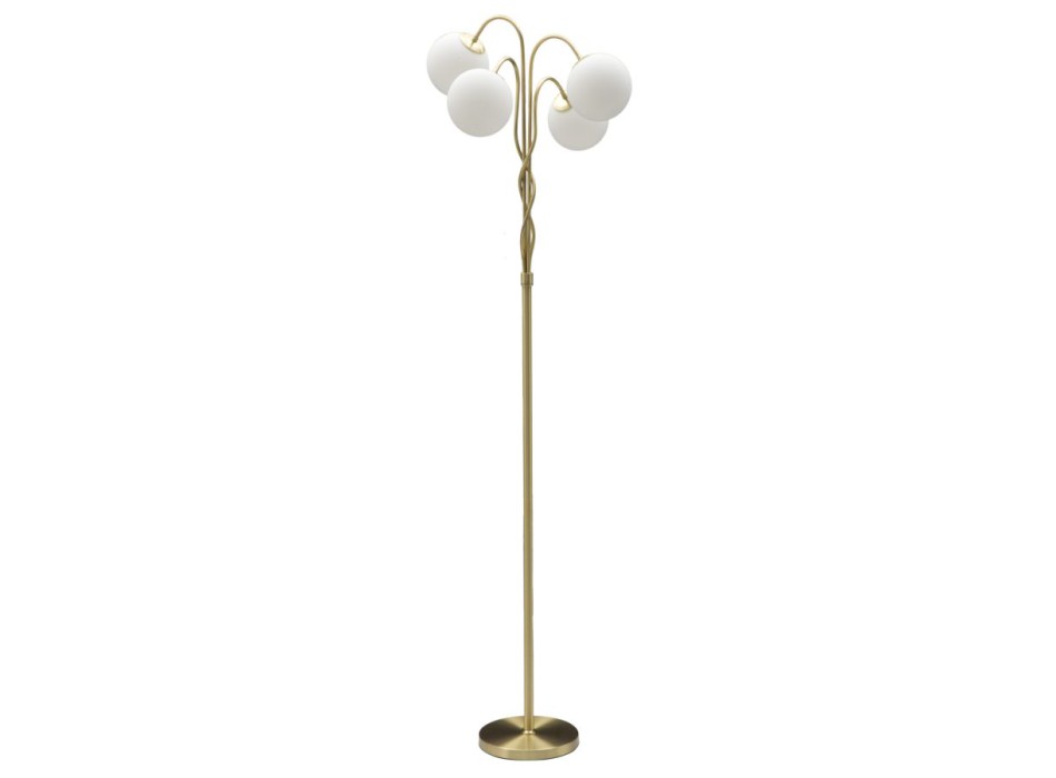 LUMINÁRIA DE CHÃO GLAMY COM 4 LÂMPADAS