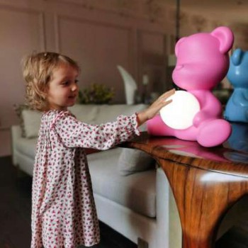 Lâmpada LED recarregável QEEBOO 25001 em formato de ursinho de pelúcia