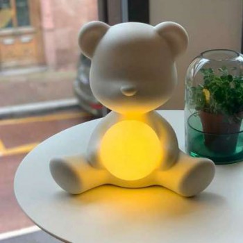 Lâmpada LED recarregável QEEBOO 25001 em formato de ursinho de pelúcia