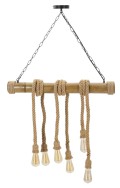 Lustre de bambu/corda