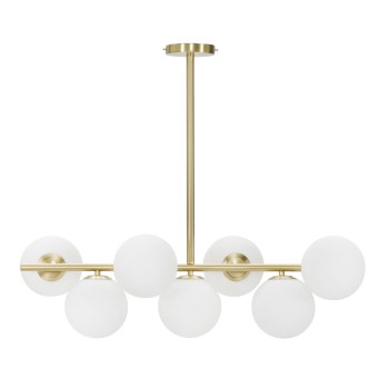 Lustre glamoroso de 7 luzes