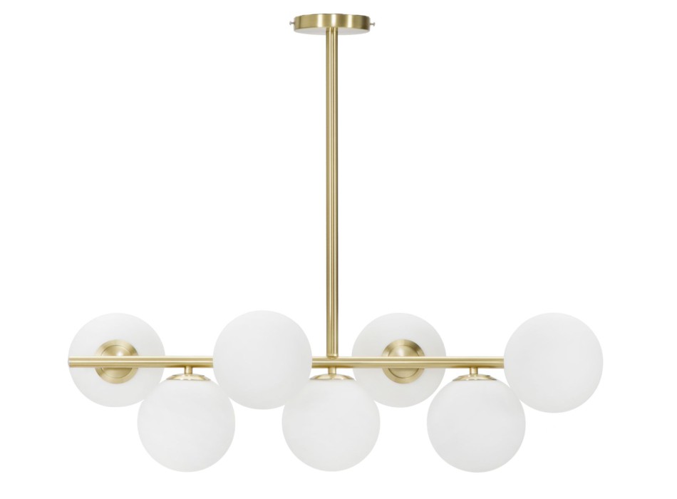 Lustre glamoroso de 7 luzes