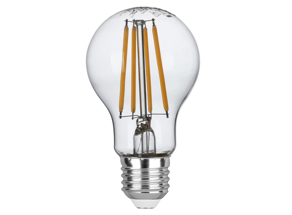 Lâmpada LED de filamento E27 3,8W 806LM 3000K 320° 60X105mm 50000h CRI80
