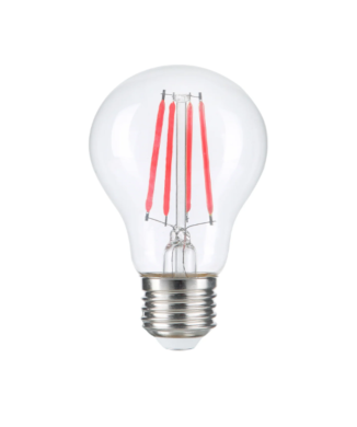 Lâmpada LED de filamento vegetal E27, 8W, 1300K, 60x105mm