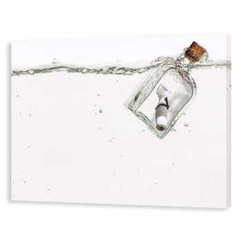 Quadro-negro MENSAGEM EM UMA GARRAFA G2418 PINTDECOR