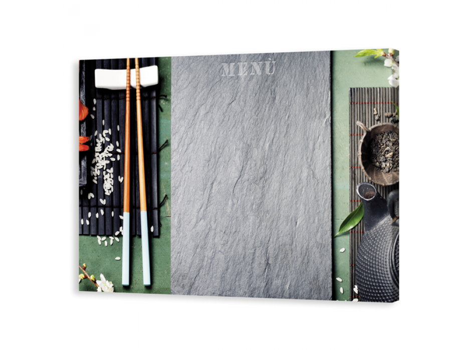 Quadro-negro com menu de sushi G2380 PINTDECOR