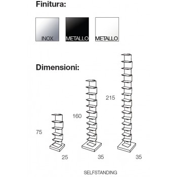 ESTANTE VERTICAL PTOLOMEO PT160 OPINION CIATTI 