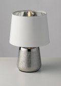 Mesa ECSTASY Prata/Branca 1XE14 17X29CM