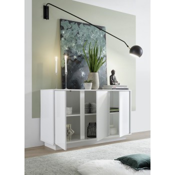 Aparador ICE de 3 portas, 137,1 x 42,4 x 78,2 cm
