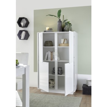 Armário ICE de 4 portas, 92x145x43 cm 