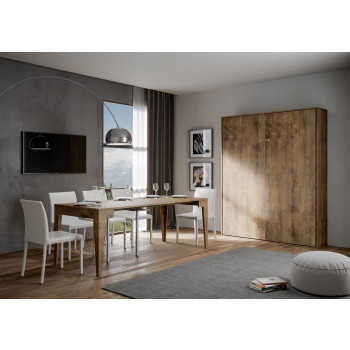 Mod. Kentaro Francese 140 - Cama de casal dobrável Kentaro em cashmere 140