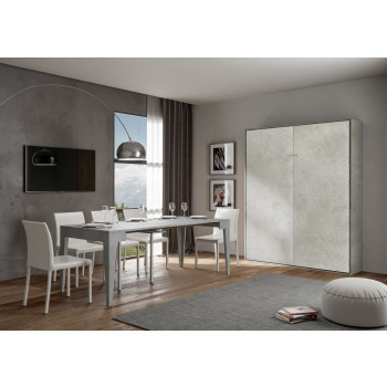 Mod. Kentaro Francese 140 - Cama de casal dobrável Kentaro em cashmere 140