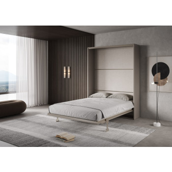 Cama de casal Mod. Versia 160 cm - 160 cm Cama de parede de barro Versia