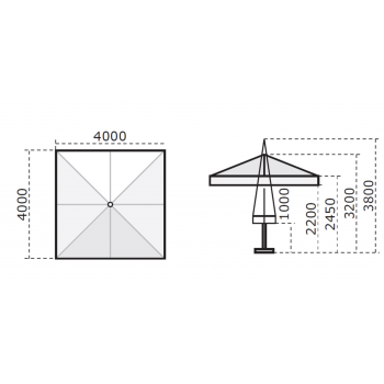 Leonardo Telescópico 3,5x3,5 C3535 LET Scolaro Guarda-chuva