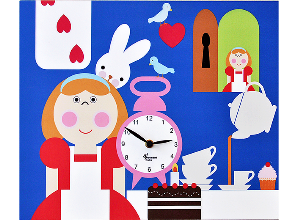 ALICE NO PAÍS DAS MARAVILHAS 94 Relógio PIRONDINI