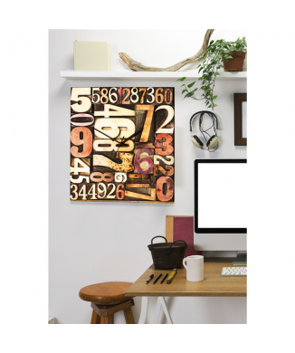 Relógio COM NÚMEROS G1682 PINTDECOR