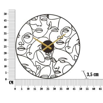 RELÓGIO DE PAREDE FACES
