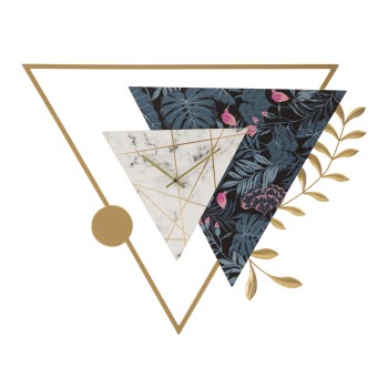 RELÓGIO DE PAREDE TRIANGULAR