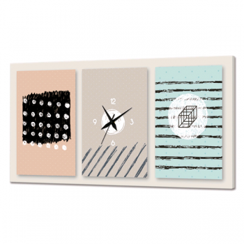 Relógio de formas abstratas G3584 PINTDECOR
