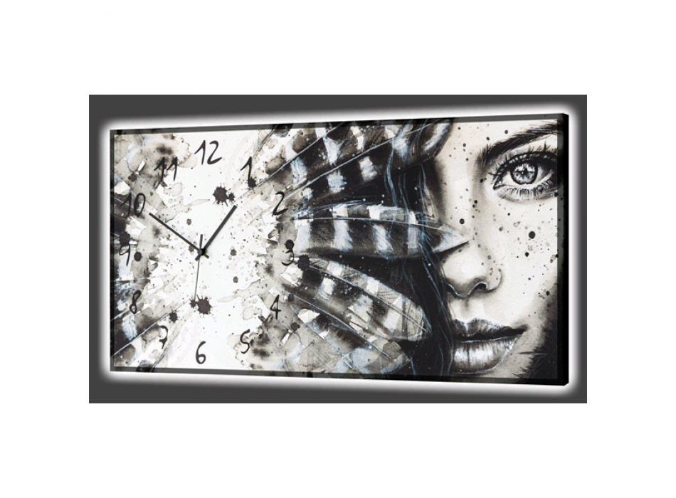 Relógio LUMISHONO FEATHER IN FACE GL3554 PINTDECOR