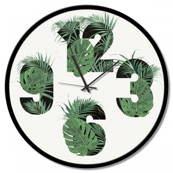 Relógio LEAF NUMBERS GTO6584 PINTDECOR