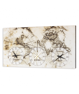 Relógio OLD MAP G2478 PINTDECOR