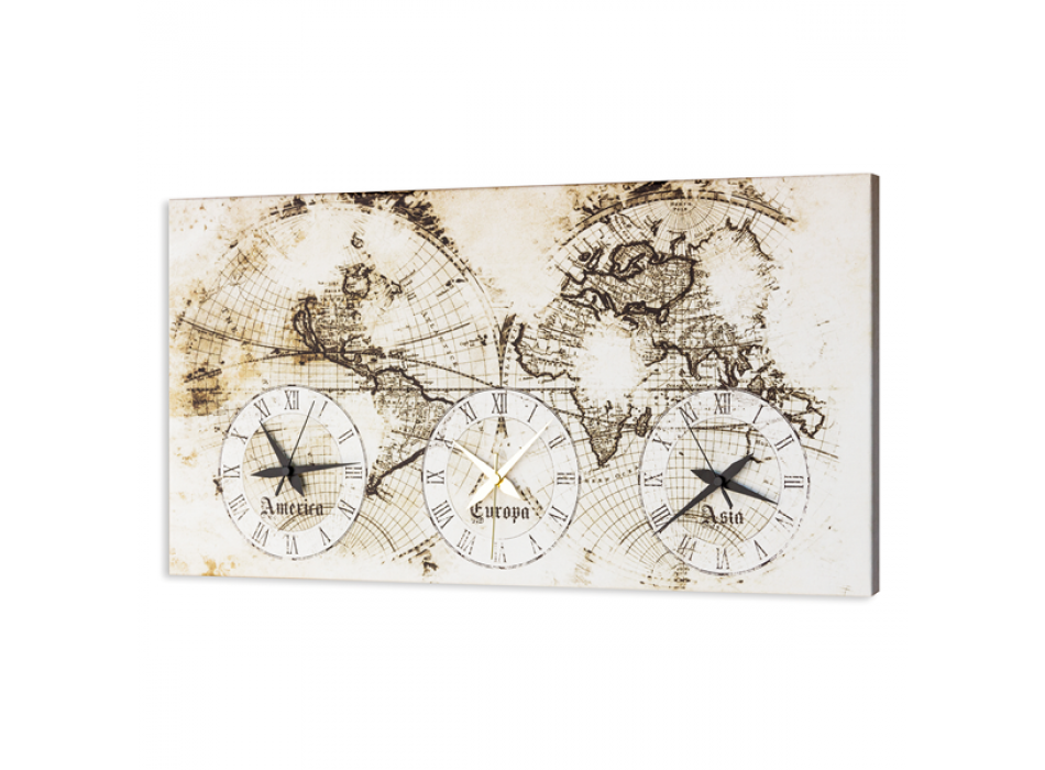 Relógio OLD MAP G2478 PINTDECOR