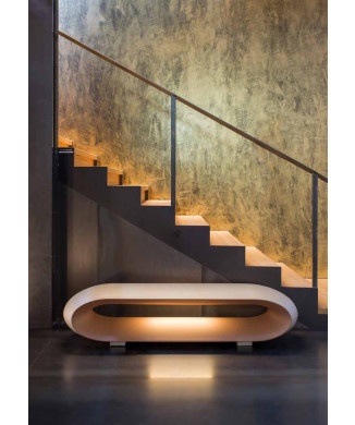 Banco Serralunga Loop com luz LED