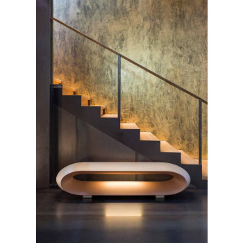 Banco Serralunga Loop com luz LED