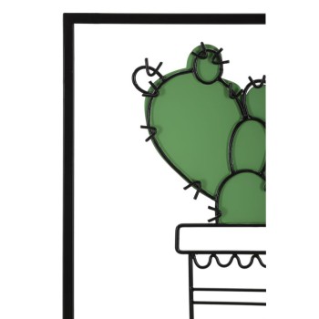 Conjunto de painéis de parede com cactos, 3 peças: 33x1, 3x46,5 - 33x1, 3x33