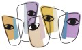 PAINEL DE PAREDE OLHOS -A-